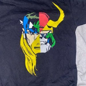 Marvel multiface shirt medium